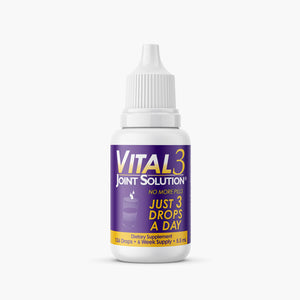 
                  
                    Bottle Front View - Vital 3 Joint Solution
                  
                